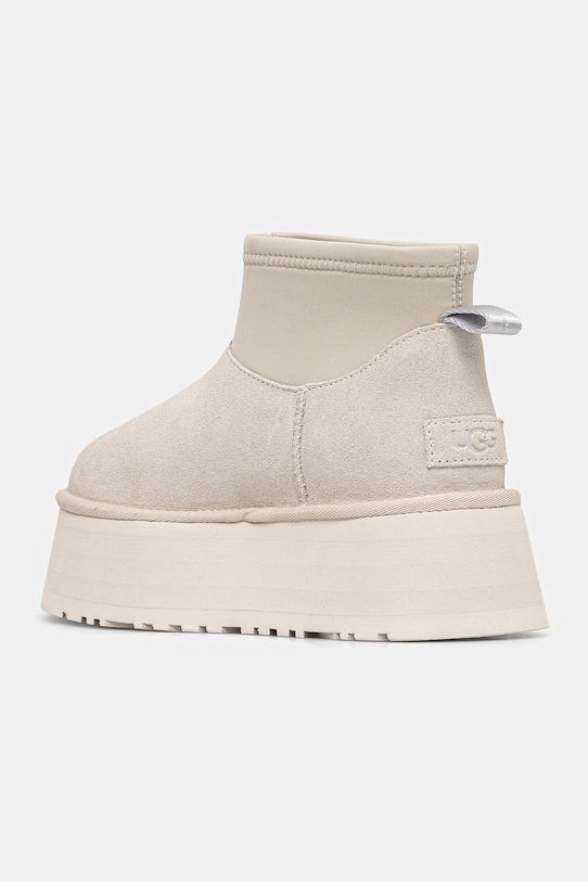 UGG cizme de iarna Classic Mini Dipper Puffer alb 1158275.WCRM
