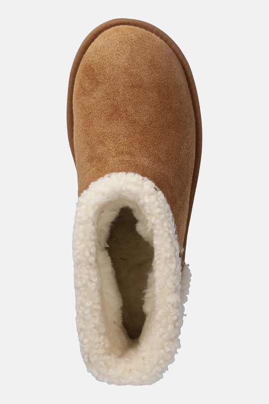 UGG śniegowce zamszowe Classic Mini Atherson brązowy 1158281.CHE