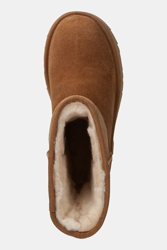 Замшеві чоботи UGG Classic Short New Heights коричневий 1158310.CHE