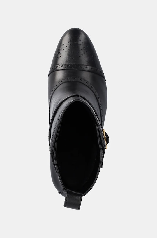 Шкіряні черевики Lauren Ralph Lauren Mckinsey чорний 802908331005.001