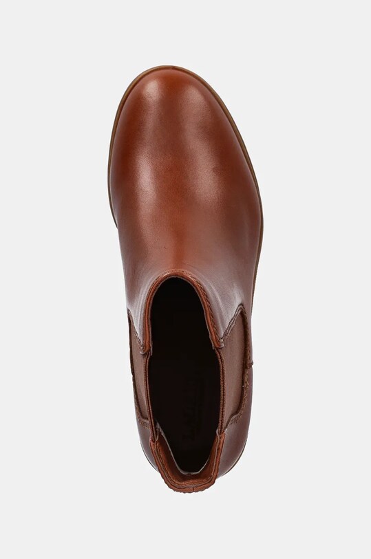 Шкіряні черевики Lauren Ralph Lauren Cailie коричневий 802937825002.200