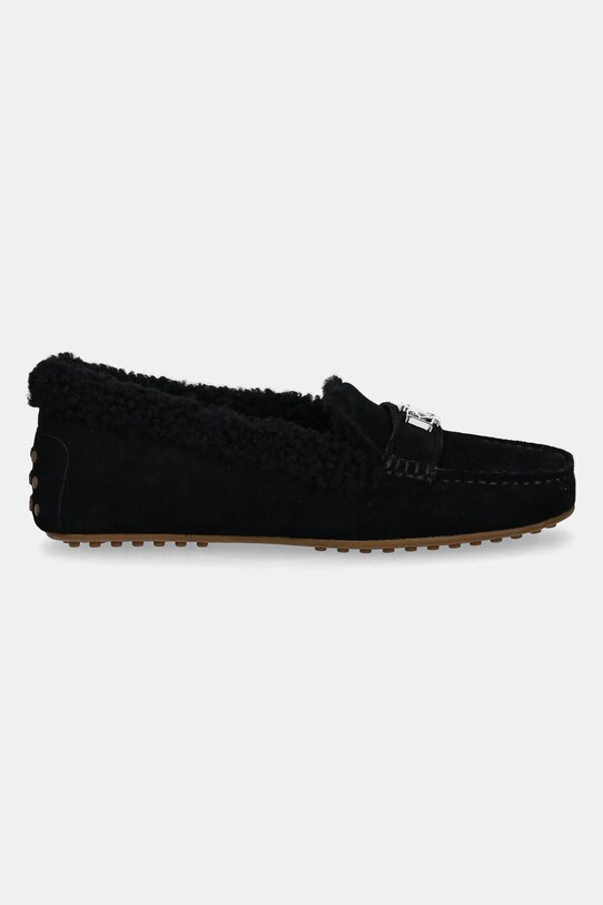 Lauren Ralph Lauren velúr mokaszin Barnsbury Sp 802945667001.001 fekete AW24