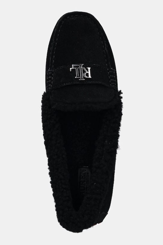 Lauren Ralph Lauren velúr mokaszin Barnsbury Sp fekete 802945667001.001