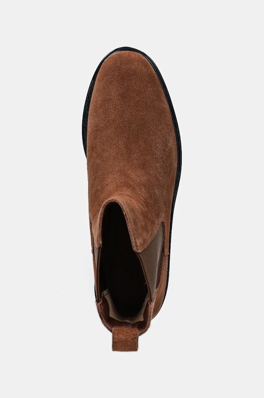 Semišové kotníkové boty Lauren Ralph Lauren Adrianna hnědá 802951237001.200