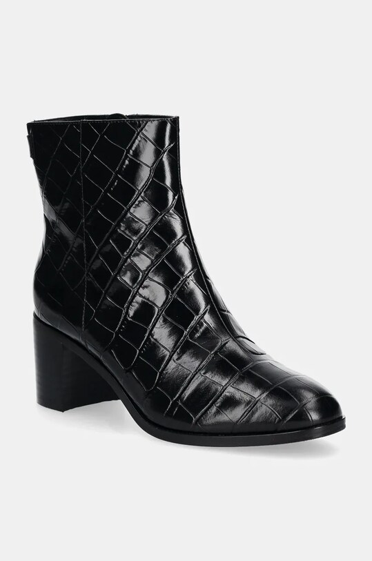 Шкіряні черевики Lauren Ralph Lauren Cassie блок чорний 802951301001.001