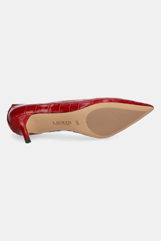 Кожаные туфли Lauren Ralph Lauren Adrienne 802951355004.600 красный