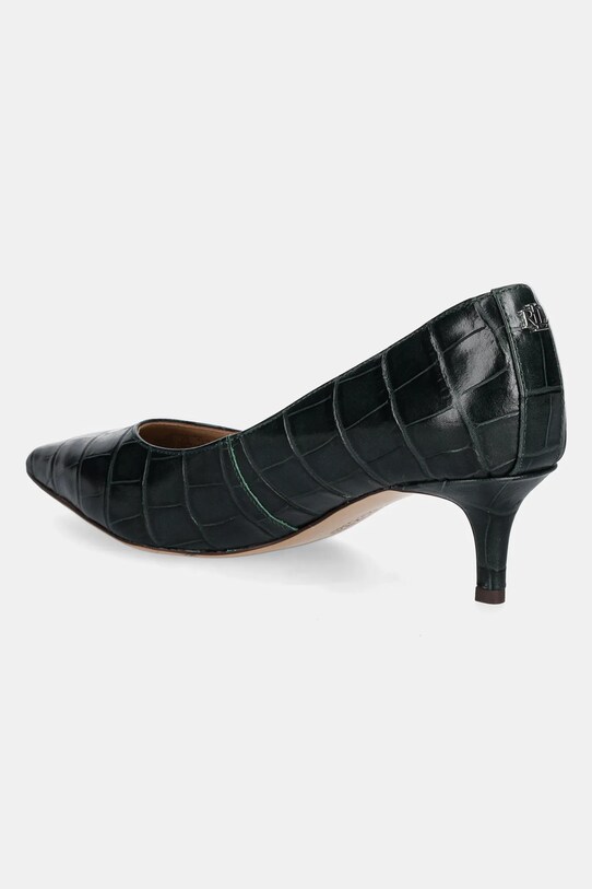 Obuv Kožené lodičky Lauren Ralph Lauren Adrienne 802951355005.300 zelená