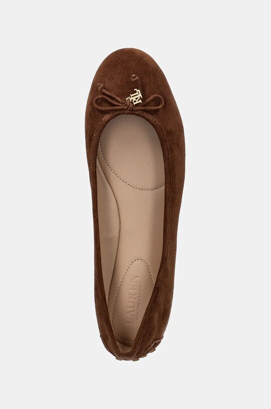 Lauren Ralph Lauren baleriny zamszowe Jayna Driver brązowy 802951376001.200