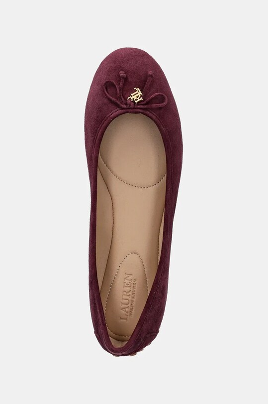 Замшеві балетки Lauren Ralph Lauren Jayna Driver фіолетовий 802951376002.600