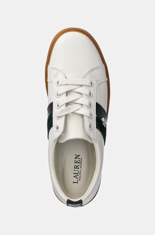 Lauren Ralph Lauren sneakers in pelle Janson II bianco 802951390002.100
