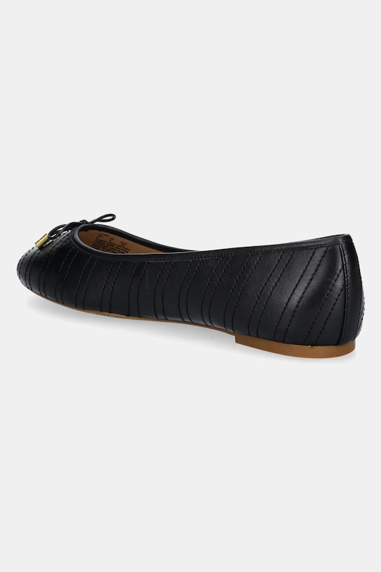 Παπούτσια Δερμάτινες μπαλαρίνες Lauren Ralph Lauren Jayna 802951489001.001 μαύρο