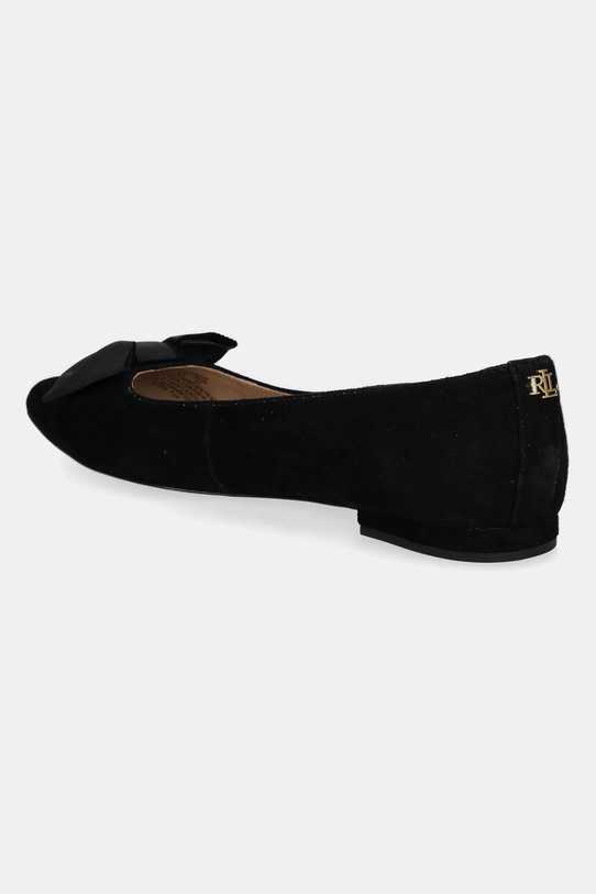 Παπούτσια Μπαλαρίνες σουέτ Lauren Ralph Lauren Londyn Bow 802955323002.001 μαύρο