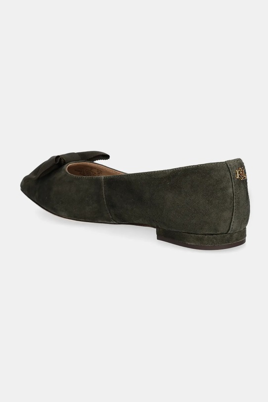 Обувь Замшевые балетки Lauren Ralph Lauren Londyn Bow 802955323003.300 зелёный