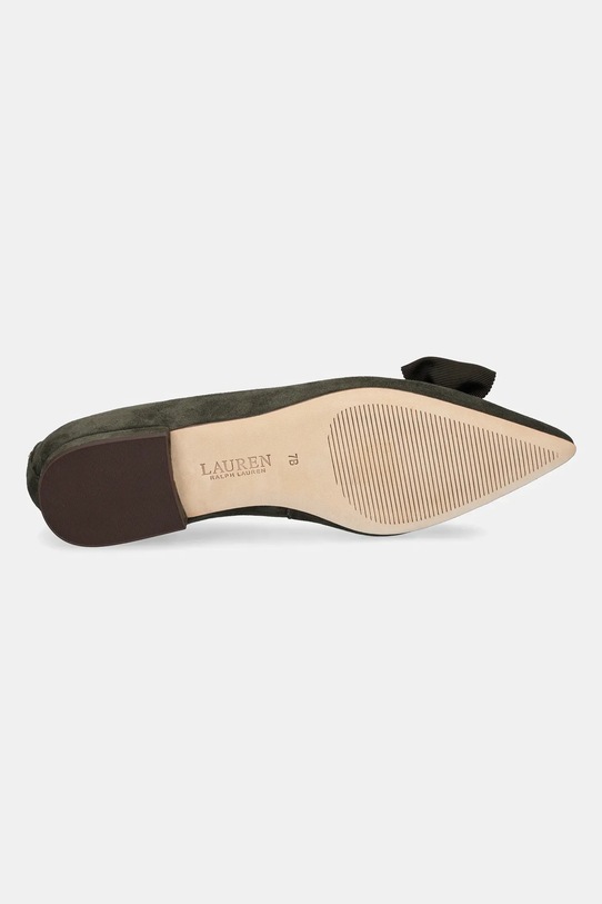 Замшевые балетки Lauren Ralph Lauren Londyn Bow 802955323003.300 зелёный