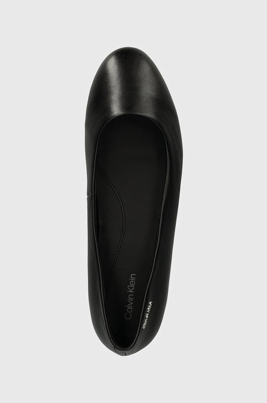 Baleríny Calvin Klein ROUND BALLERINA černá HW0HW00618
