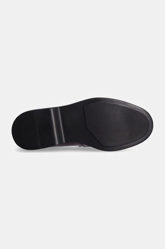 Кожаные мокасины Calvin Klein LOAFER W/HW LTH HW0HW02182 бордо