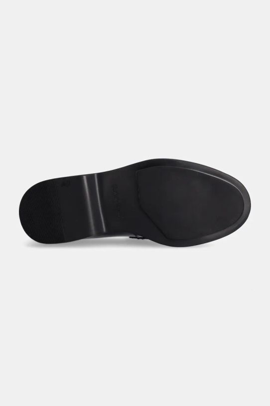 Calvin Klein mocasini de piele LOAFER W/HW LTH HW0HW02182 negru