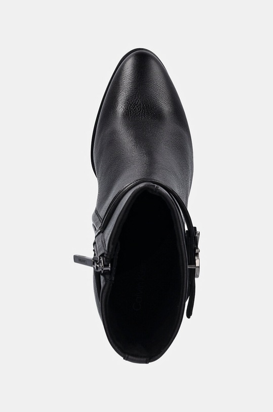 Полусапожки Calvin Klein HEEL ANKLE BOOT 85 W/HW LTH чёрный HW0HW02185