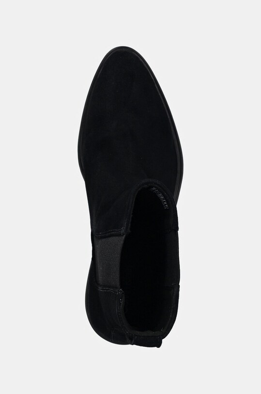 Замшеві черевики Calvin Klein HEEL CHELSEA BOOT 30 SUE чорний HW0HW02191