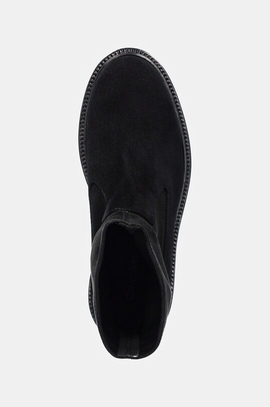 Замшевые ботинки Calvin Klein FLAT SOCK BOOT SUE MIX чёрный HW0HW02199
