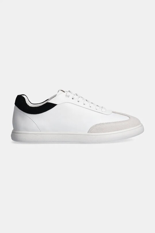 Шкіряні кросівки Calvin Klein LP CUPSOLE LACE UP LTH MIX HW0HW02208 білий NC24