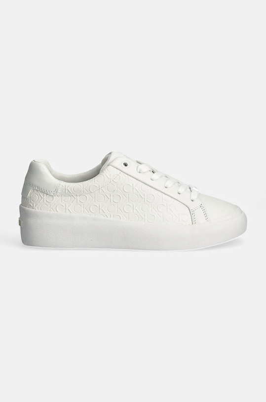 Calvin Klein sneakers VULC LACE UP MONO MIX HW0HW02212 alb AW24