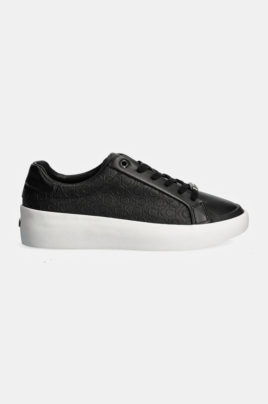 Calvin Klein sneakersy VULC LACE UP MONO MIX HW0HW02212 czarny AW24