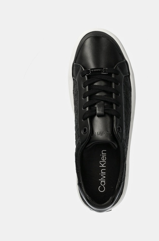 Sneakers boty Calvin Klein VULC LACE UP MONO MIX černá HW0HW02212