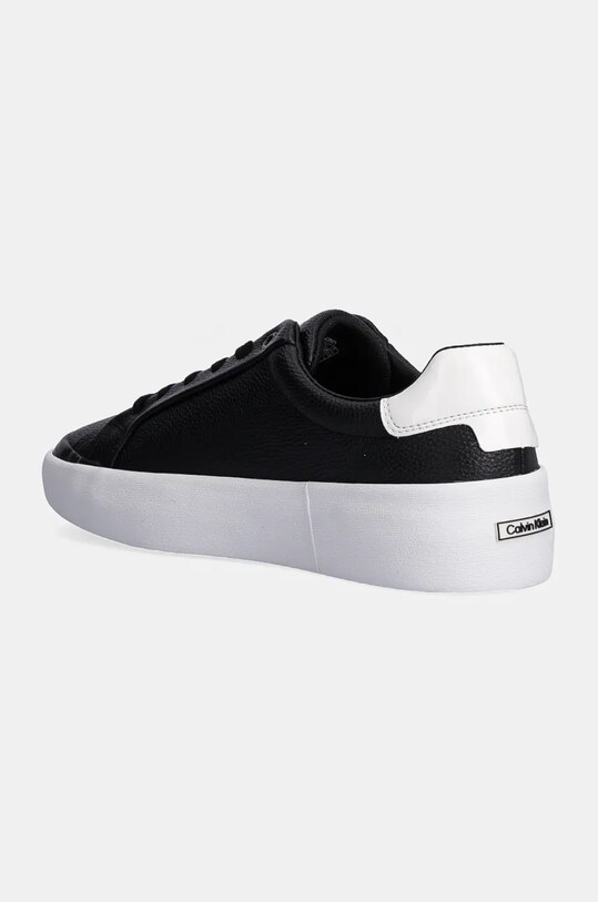 Обувь Кожаные кроссовки Calvin Klein VULC LACE UP LTH HW0HW02214 чёрный