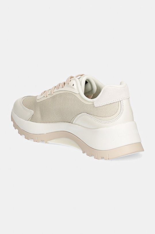 Obuv Tenisky Calvin Klein RUNNER LACE UP MESH MIX HW0HW02221 béžová