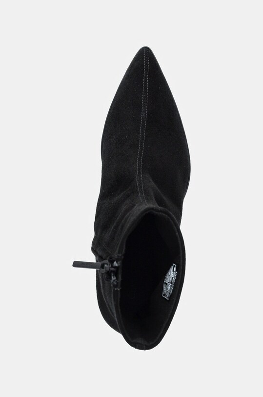 Замшевые ботинки Calvin Klein HEEL ANKLE BOOT 50 SUE чёрный HW0HW02233