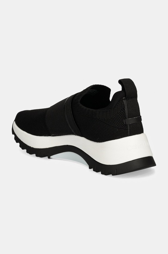 Boty Sneakers boty Calvin Klein RUNNER SLIP ON W/ELASTIC MIX M HW0HW02259 černá