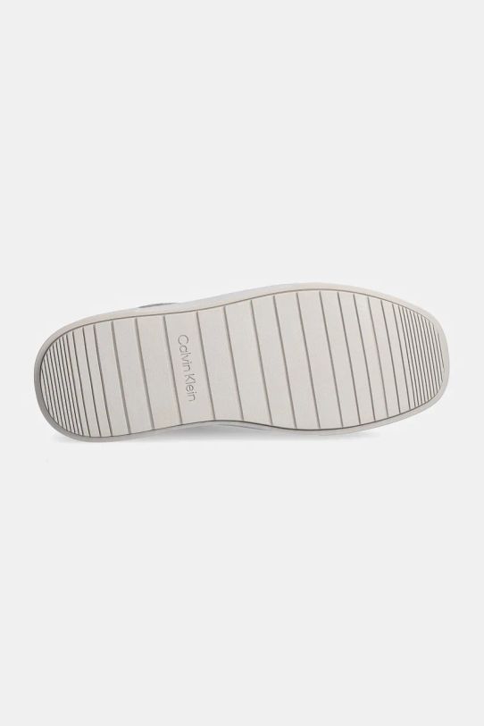 Кросівки Calvin Klein FLATFORM CUP LACE UP W/ML FELT HW0HW02325 сірий