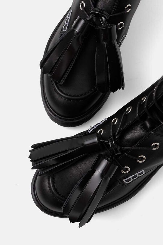 JW Anderson botine Tassel ANW43001A.999 negru