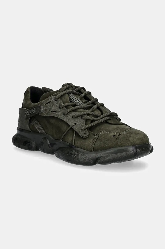 Camper scarpe da ginnastica in nubuck Karst flat verde K201439.024