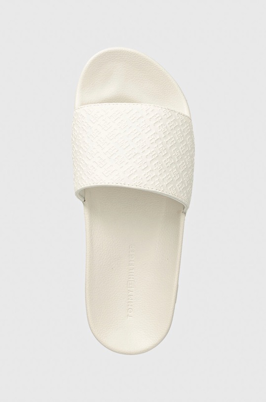 Šľapky Tommy Hilfiger MONOGRAM POOL SLIDE biela FW0FW07989