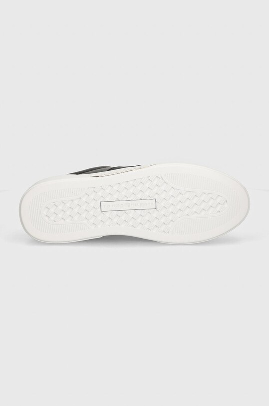 Шкіряні кросівки Tommy Hilfiger CHIC PANEL COURT SNEAKER FW0FW07998 чорний