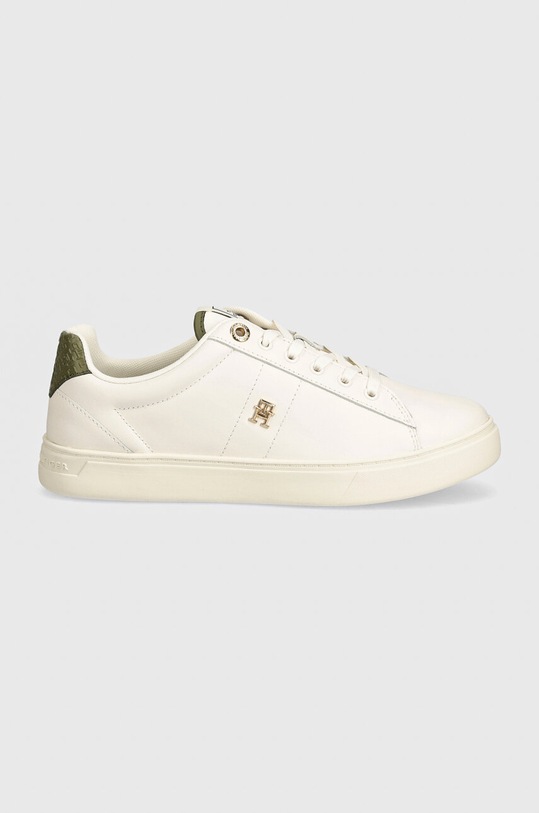 Шкіряні кросівки Tommy Hilfiger ELEVATED ESSENT SNEAKER MONOGRAM FW0FW07999 білий AW24