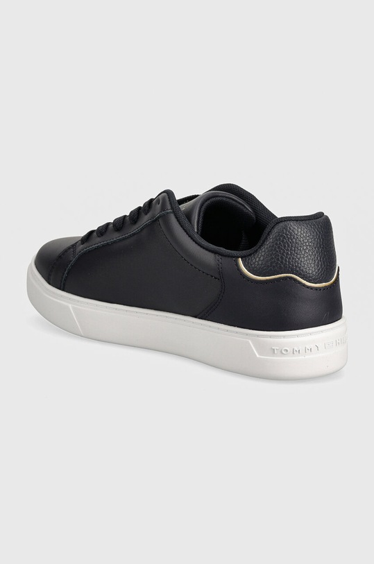 Boty Kožené sneakers boty Tommy Hilfiger ESSENTIAL COURT SNEAKER FW0FW08000 námořnická modř