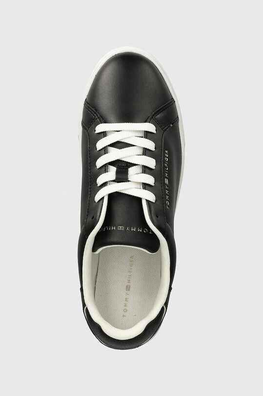 Кожаные кроссовки Tommy Hilfiger ESSENTIAL COURT SNEAKER чёрный FW0FW08000