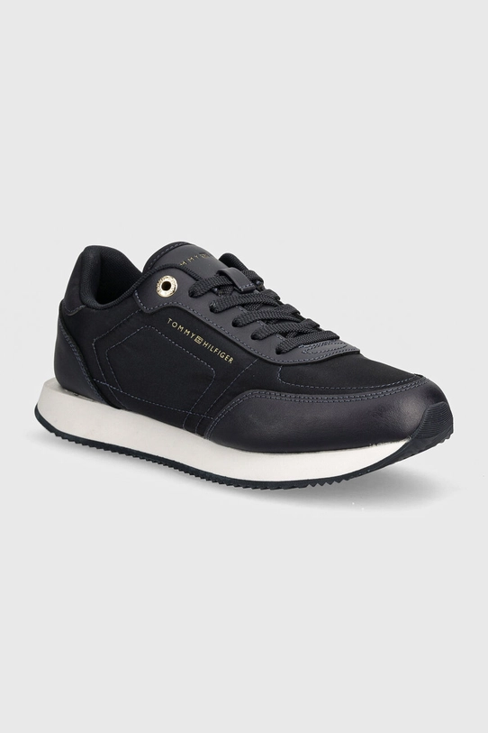 Tommy Hilfiger sneakersy ESSENTIAL RUNNER tekstylny granatowy FW0FW08004