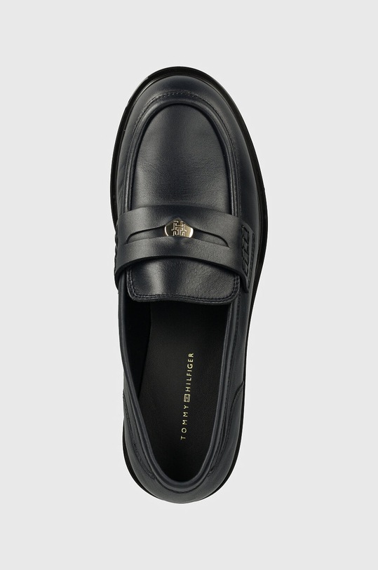 Tommy Hilfiger mocasini de piele TH PENNY LOAFER bleumarin FW0FW08029