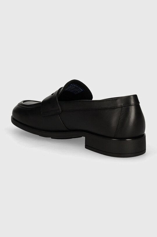 Obuwie Tommy Hilfiger mokasyny skórzane FLAG LEATHER CLASSIC LOAFER FW0FW08030 czarny