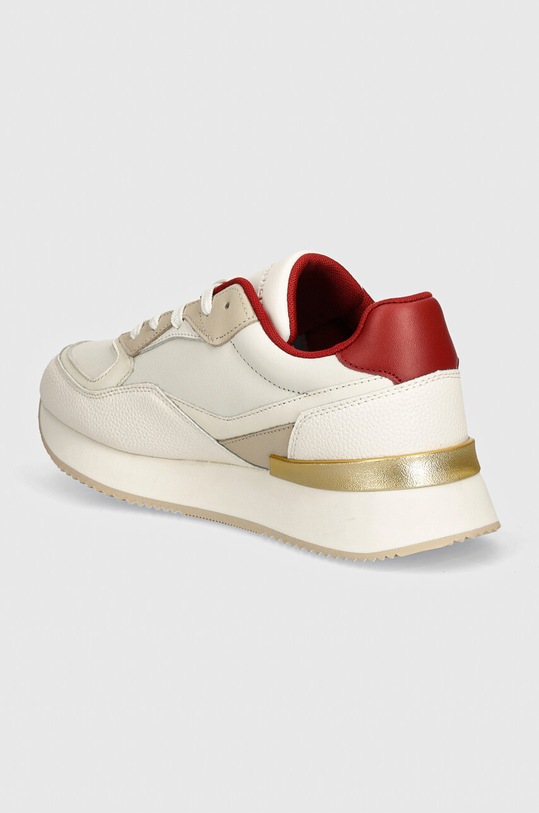 Взуття Шкіряні кросівки Tommy Hilfiger CHIC CHUNKY RUNNER FW0FW08203 бежевий