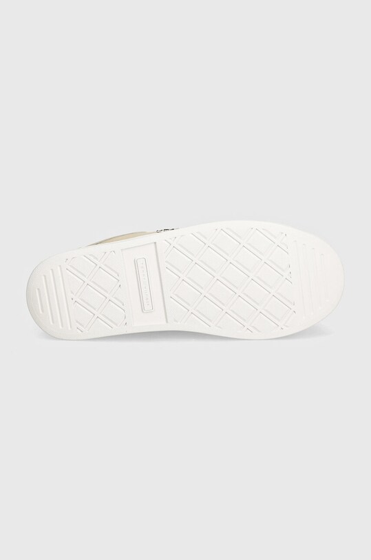 Шкіряні кросівки Tommy Hilfiger TH PLATFORM SNEAKER LTHR FW0FW08209 бежевий