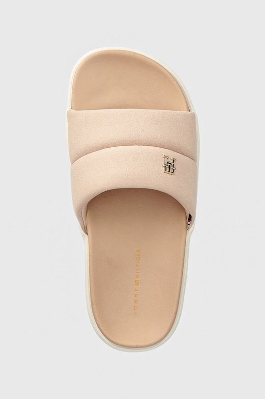 Tommy Hilfiger papucs PLATFORM POOL SLIDE rózsaszín FW0FW08218