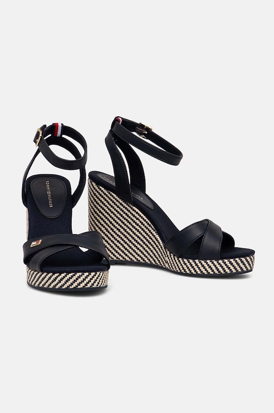 Obuća Sandale Tommy Hilfiger IM RAFFIA SANDAL FW0FW08224 mornarsko plava