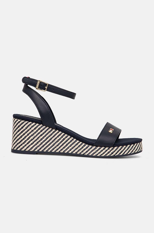 Sandale Tommy Hilfiger IM RAFFIA SANDAL FW0FW08226 mornarsko plava AW24