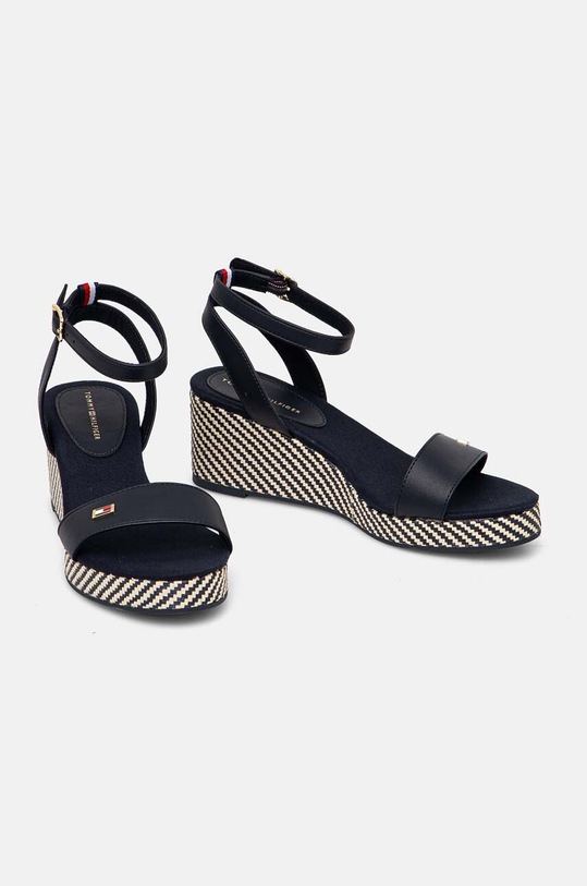 Obuća Sandale Tommy Hilfiger IM RAFFIA SANDAL FW0FW08226 mornarsko plava
