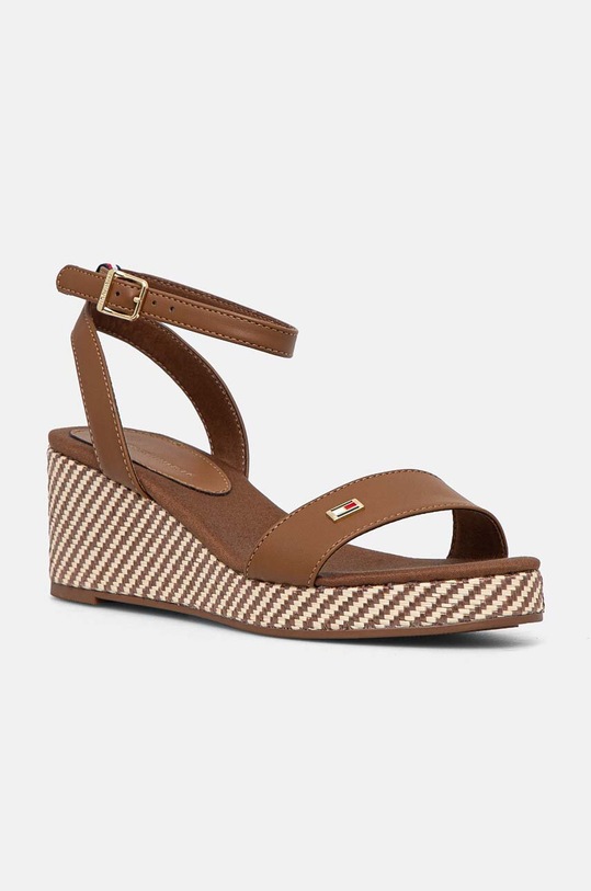 Sandale Tommy Hilfiger IM RAFFIA SANDAL ostalo smeđa FW0FW08226